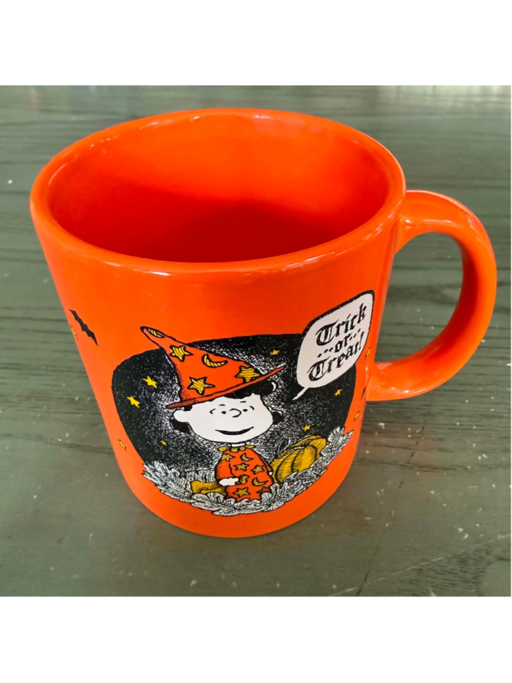 Peanuts Halloween Trick or Treat Orange Mug One Size